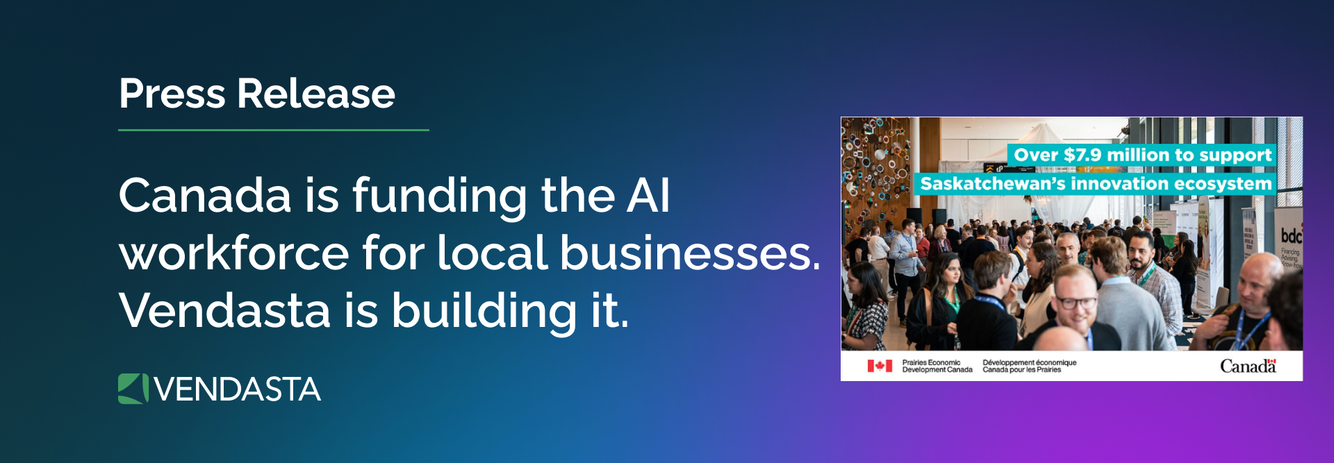 Canada is funding the AI workforce for local businesses. Vendasta is building it.
