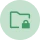 padlock on a fil folder icon