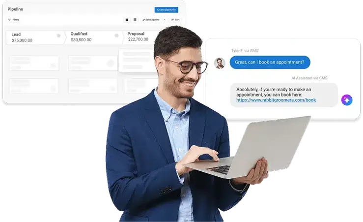 Turn ad clicks into leads automatically