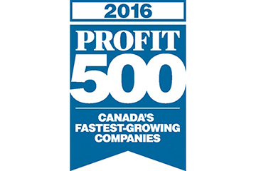 PROFIT 500 ranking of Canada’s Fastest-Growing Companies