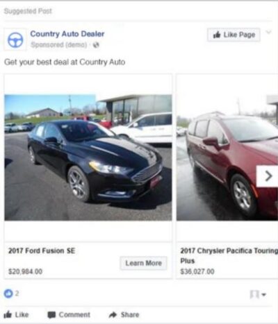 auto ad facebook ads