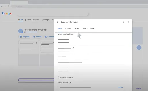 After that navigate to the “About tab.”