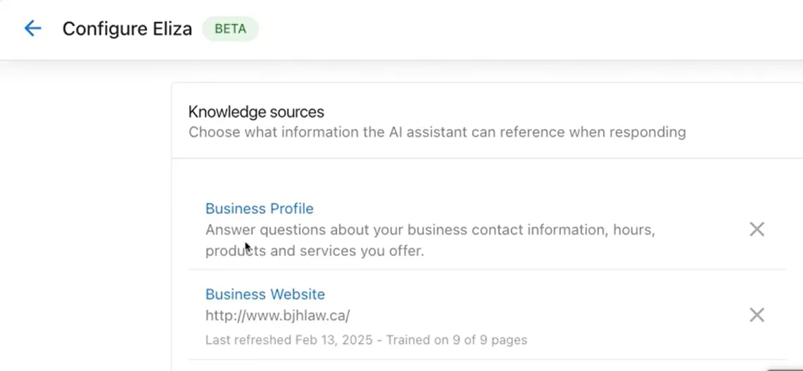 Custom Knowledge Base and AI-Powered Responses