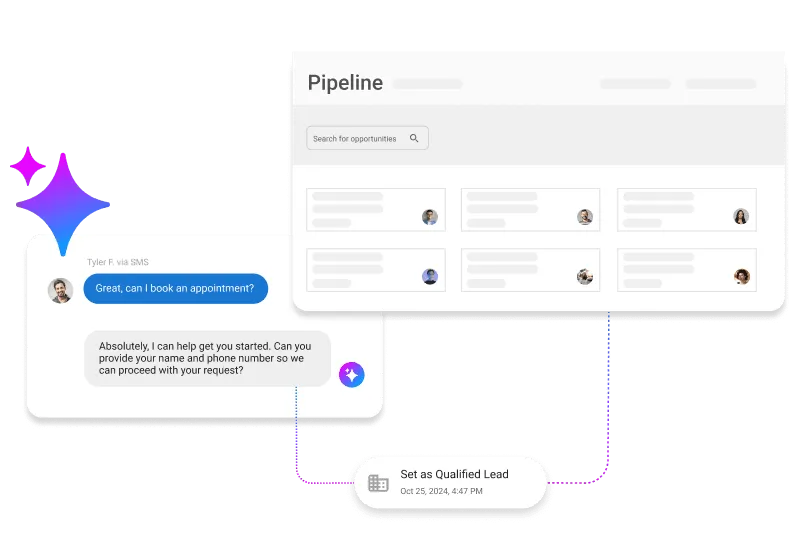 AI sales rep: pipeline manage