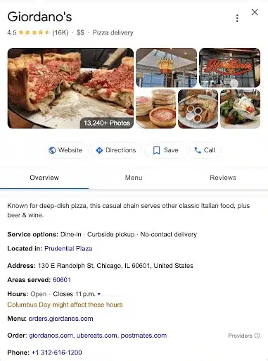 Giordano's