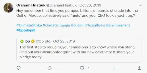 Environmental incidents