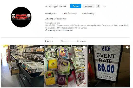 digital marketing strategy example: Amazing Stories