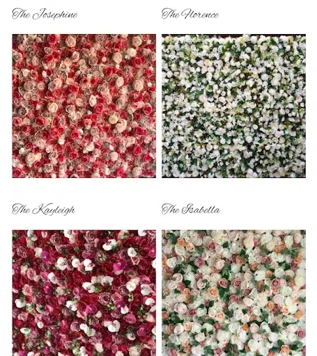 digital marketing strategy example: Nearly Real Florals