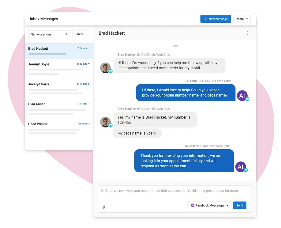 Vendasta AI Web Chat Bot - AI customer engagement