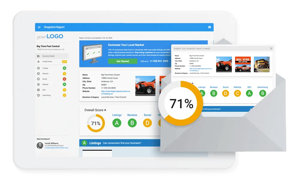 Vendasta’s Snapshot Report - Lead Generation