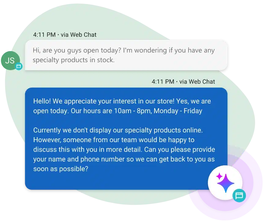 Vendasta AI Web Chat - white-label chat software