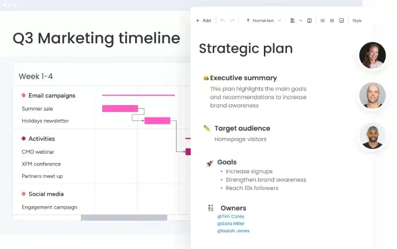 client collaboration: monday.com