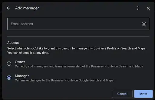 Add manager