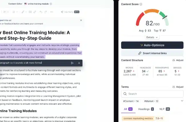 ai consulting services: surferseo