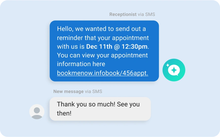 Appointment Scheduling and Reminders - AI Receptionist 