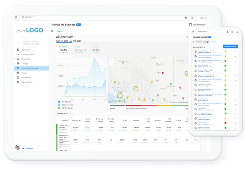 Client Management - Client Dashboard for Local Business