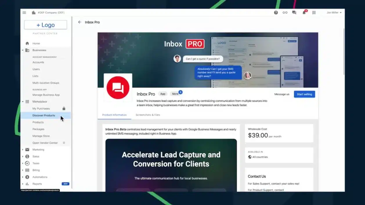 Vendasta Conversations AI Pro - Vendasta’s AI-assisted Conversations AI