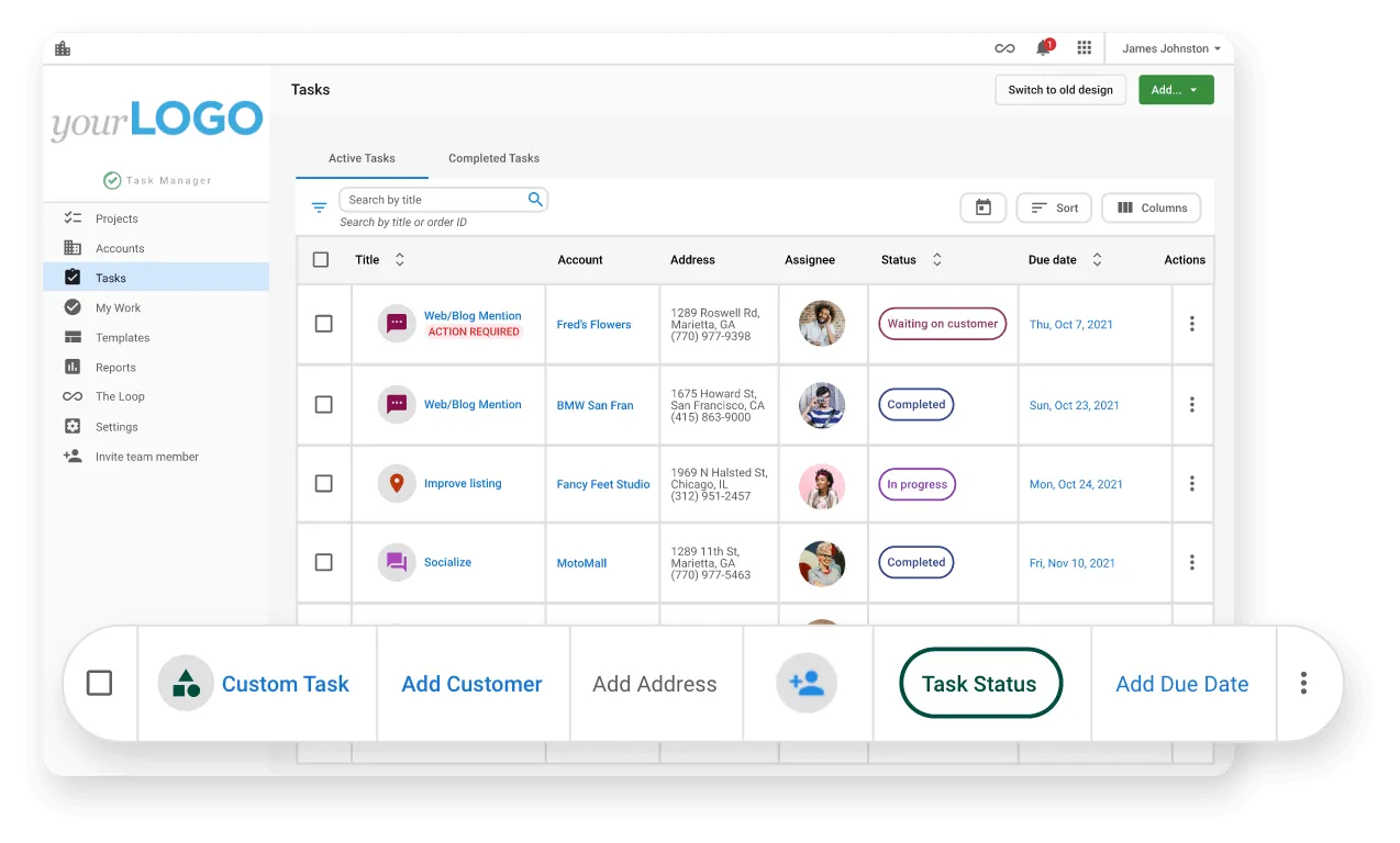 agency automation: Task Manager