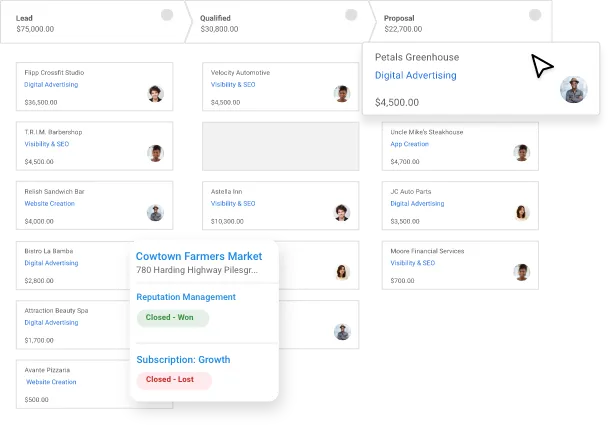 client acquisition: crm vendasta
