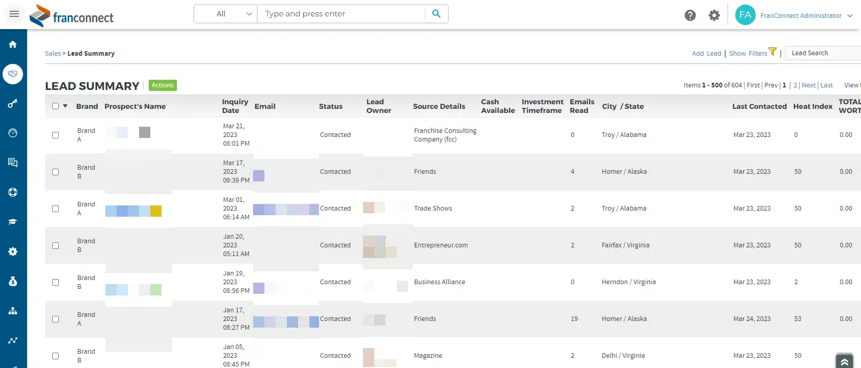 franchise-management-software: franconnect, ai tool, vendasta