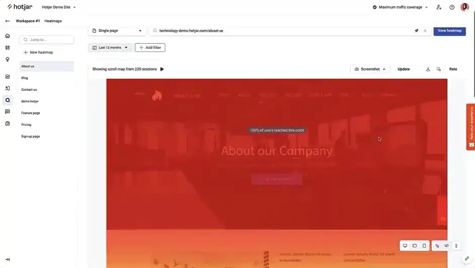 Inbound Marketing Automation: Hotjar