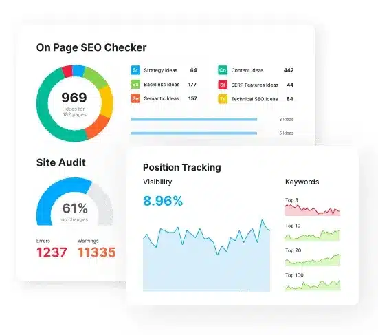 white label marketing tools: semrush
