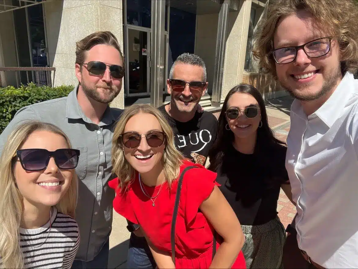 Kozun and team on their way to Taste of Saskatchewan in July 2022