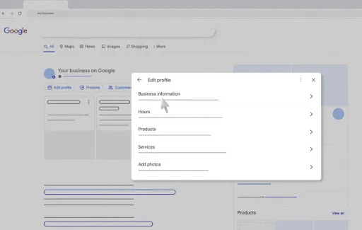 Update your information